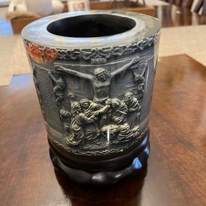 The Passion of the Christ candle holder